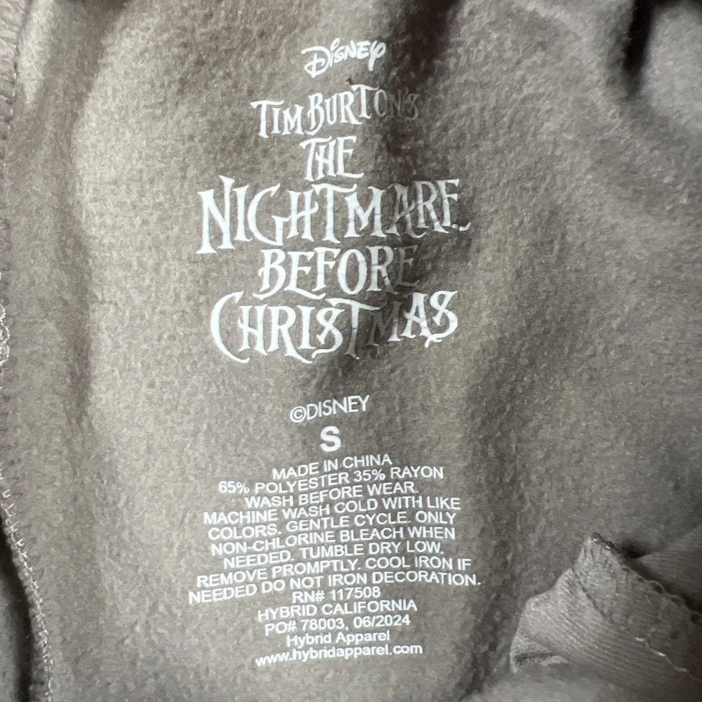 Disney Nightmare Before Christmas Outfit Set Kids S Gray Fleece Lined Straight